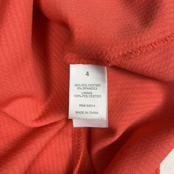 BISOU BISOU Michelle Bohbot‎ Bodycon Short Dress Salmon Womens Size 4 (L10273) - Picture 7 of 9